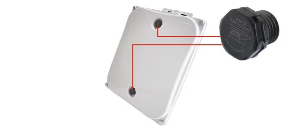 Outdoor router housing with protective vent locations identified in a GORE case study