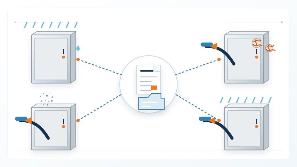 NEMA 4, NEMA 4X, IP65 and IP66 compared through separate project checks